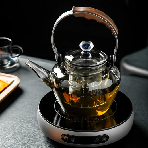 半月南瓜提梁壶（烟灰色） 商品图2