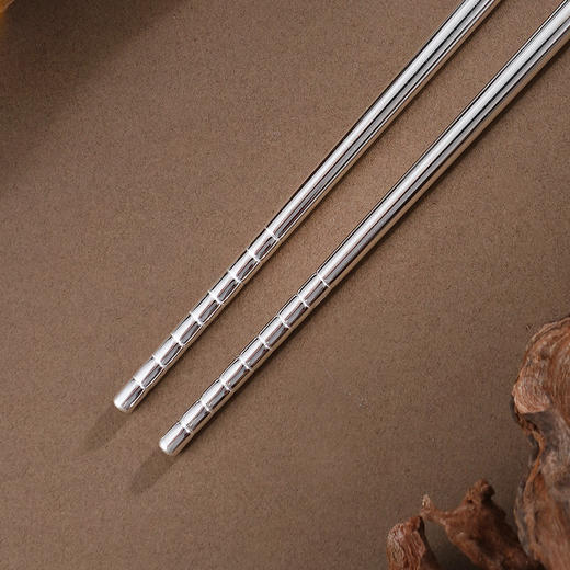 子佩集【竹福安康】银S999摆件【YH06601003】餐具竹节筷子2601 商品图2
