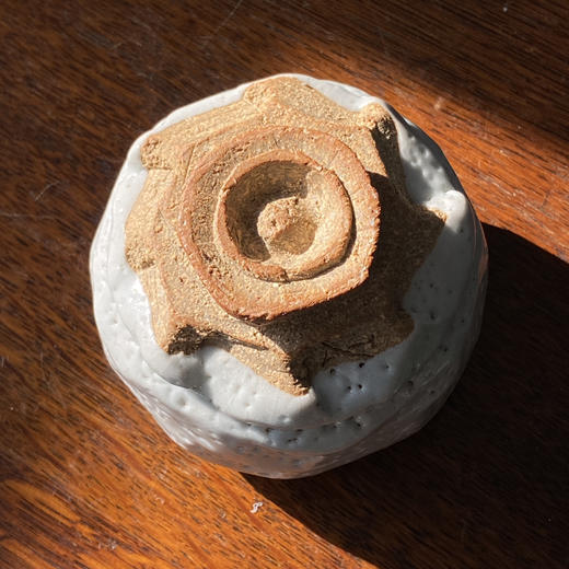 【苏州】日本中古粗陶手作茶碗 带签章 X1533 商品图2