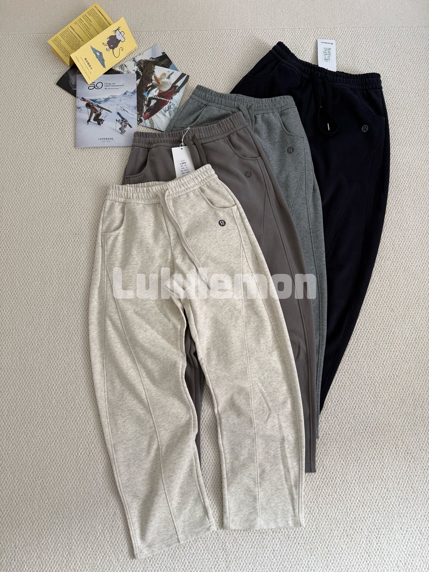 露露lulu立体弯刀裤