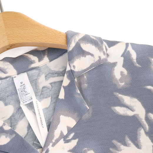 美奈川睡衣女水墨印花套装长袖上衣长裤家居服套装可外穿  JJ28191 商品图4