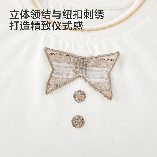 【商场同款】英氏男童短袖T恤夏新款上衣儿童圆领透气打底衫 商品图3