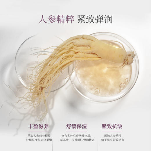 【清大博士研发】清大博士人参保湿舒缓面膜  保湿滋养 紧致抗皱 舒缓无刺激 5片/盒 商品图3