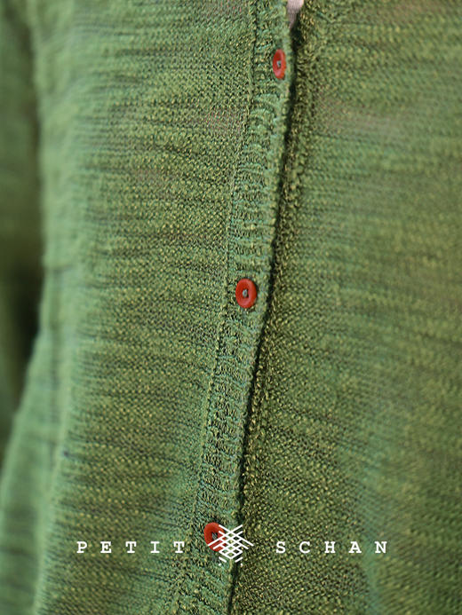 Petit Schan小闪 CLO#1079 Spring in Jiangnan 江南春 柞蚕丝棉针织开衫 商品图4