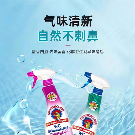 意大利原装进口洁厕剂大公鸡头马桶清洁剂水箱厕所除臭去异味除菌 商品图2