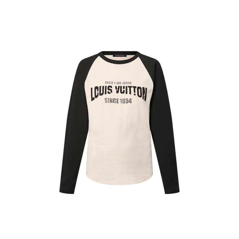 L-T 拼色插肩长袖T恤