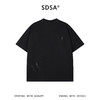 SDSA男装2026新款高贵轻奢美式复古刷漆印花字母圆领短袖T恤百搭 商品缩略图4