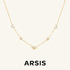 ARSIS｜印记系列 星月微光锁骨链 商品缩略图0