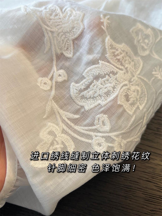 SYJ4082苎麻刺绣小衫 商品图8