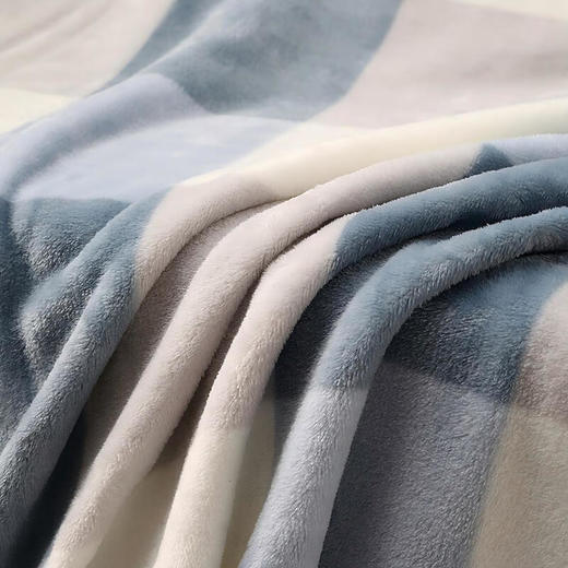 洁丽雅（Grace)蓝调.柔软亲肤办公室休闲盖毯JLY25101 商品图2