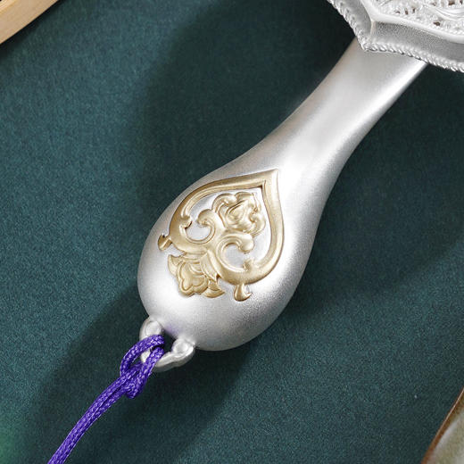 子佩集【如意顺遂】银S999手把件【HS011】如意可转动原创作品2601 商品图3