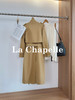 专柜实拍【轻奢英伦风！】拉夏贝尔/La Chapelle挺括有型气质翻领双排扣中长款通勤风廓形腰带风衣女 商品缩略图1