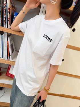 罗意威 2026早春最新款口袋刺绣T恤