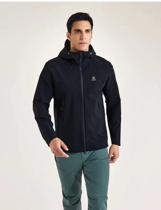 F032306春秋新款防风防雨耐磨耐刮情侣同款连帽软壳冲锋衣 商品图13