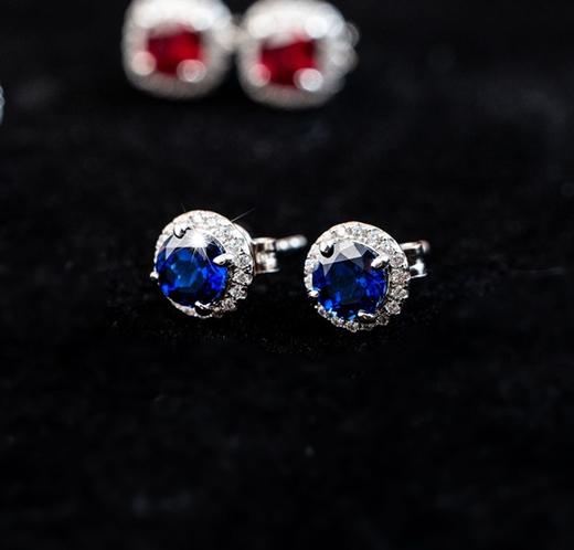 红蓝宝石【任2件-20】G.C珠宝 GLORY CASE 合成红宝石&蓝宝石 培育宝石首饰系列 礼盒 商品图8