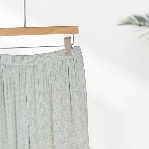 美奈川睡衣女家居服套装西装领长袖套装 JJ28195 商品图11