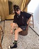 F032331春季新款刺绣小标抽绳透气网眼速干休闲短裤 商品缩略图8