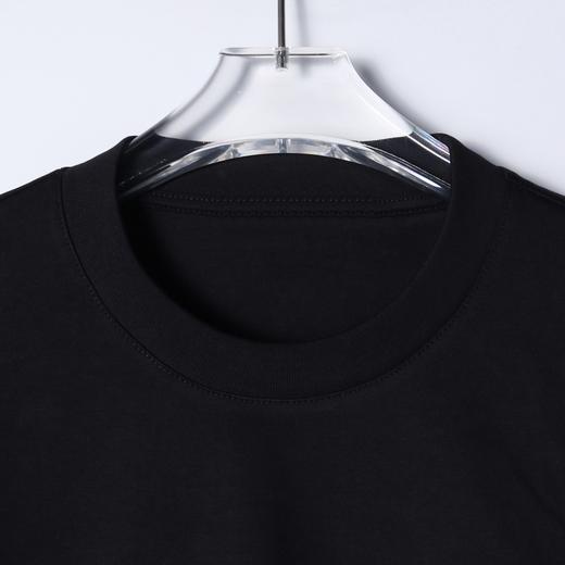 SDSA男装2026新款高贵轻奢韩版简约纯色圆领短袖T恤百搭宽松上衣 商品图2