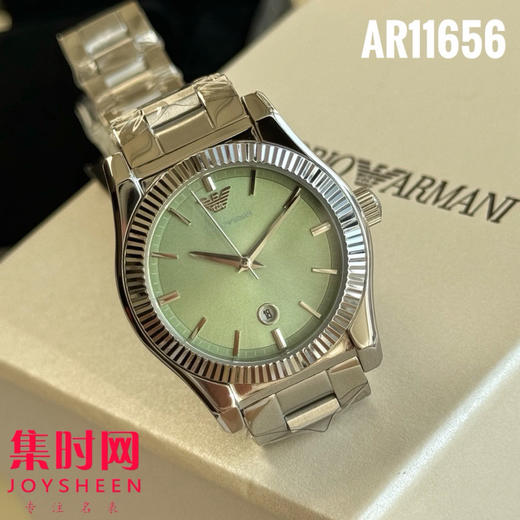 原单阿玛尼AR11656 苹果绿面 女士腕表
机芯：原装进口石英机芯 商品图4