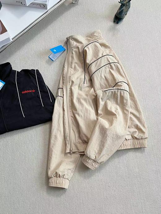 F032334春季新款男女同款运动健身跑步立领风衣夹克外套 商品图5