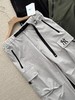 F032307春秋新款男女同款休闲百搭大口袋直筒阔腿长裤 商品缩略图6