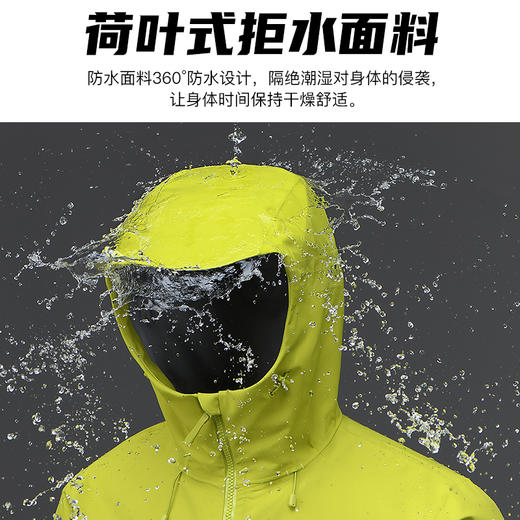 LUCKY DEER/幸运鹿情侣款山系防风防水全热封单层冲锋衣 商品图6
