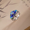 子佩集【莲华嘉瑞】银S925戒指【JZ01276】仿古珐琅彩2601 商品缩略图0