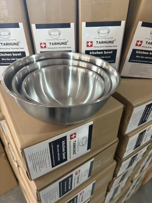 【hm1】居家不锈钢三件套盆！！ 商品图0