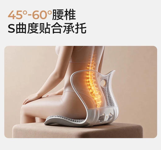 【团购】思菲其 正品 久坐神器 人体工学椅 蜂窝护腰纠正坐垫 商品图11