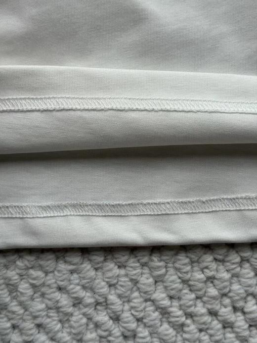 F032361春季百搭新款简约菱形刺绣LOGO休闲运动长袖T恤 商品图12