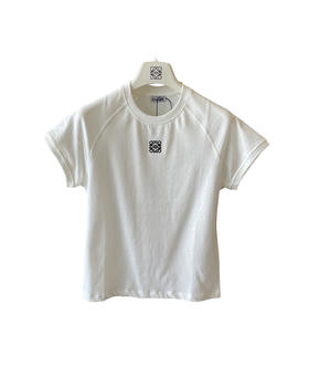 女款刺绣修身短袖T恤ba014