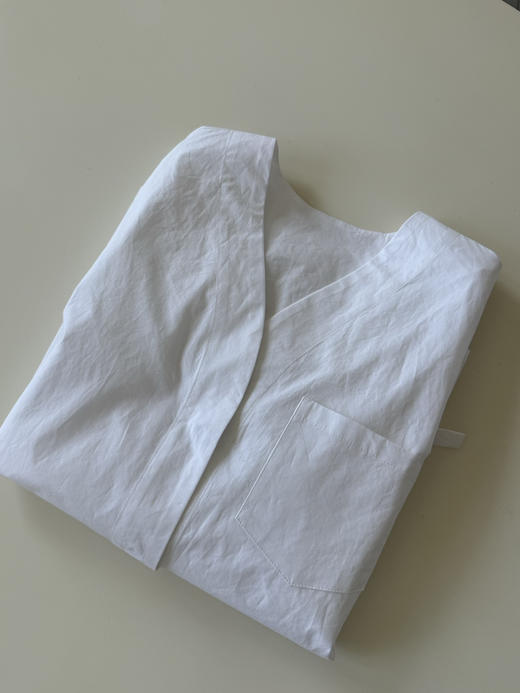 【秒杀价已调 直接拍】Max 王珞丹同款 通勤府绸 V领 白衬衣 来啦 商品图14