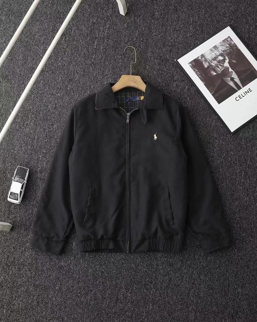 F032325春季男女同款翻领拉链防风设计休闲老干部夹克外套 商品图5