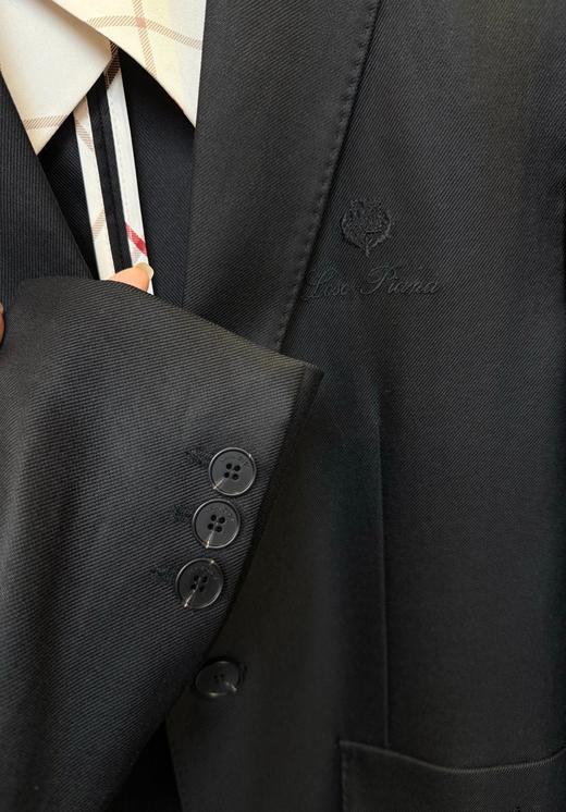 男款刺绣麻料西装外套zo015 商品图3