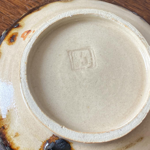 【苏州】日本中古粗陶手作器皿 带签章 X1511 商品图3