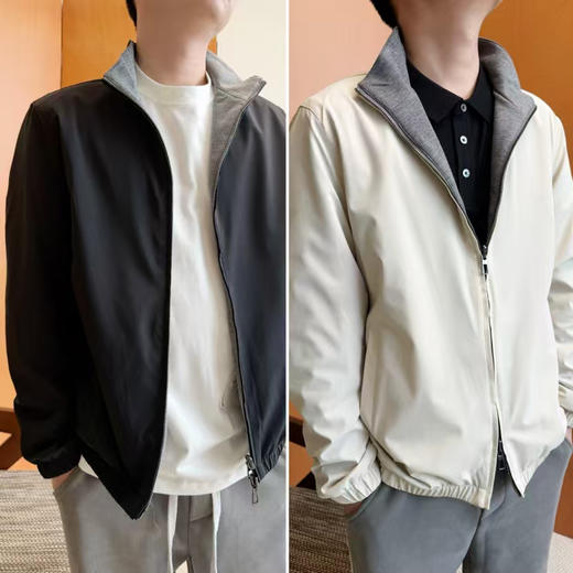 意da利Olmetex双面穿男士经典夹克 商品图0