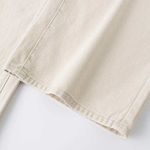 UMILAB｜晴天*100%长绒棉+土耳其石磨水洗 百搭直筒牛仔裤BP1339V 商品图3