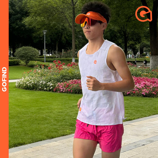 果凡云感速干短裤男女款  高透气反光夜跑运动裤E01GSMS319 商品图2