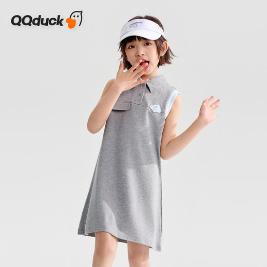 【清仓捡漏】【120-165】【可可鸭】女童夏季无袖连衣裙（95%棉 5%氨纶） 商品图2
