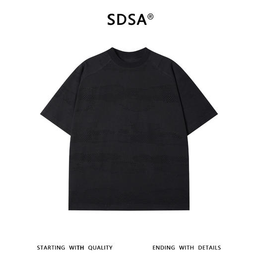 68628SDSA男装2026新款高贵轻奢潮牌纯色透气圆领短袖T恤休闲百搭上衣 商品图1