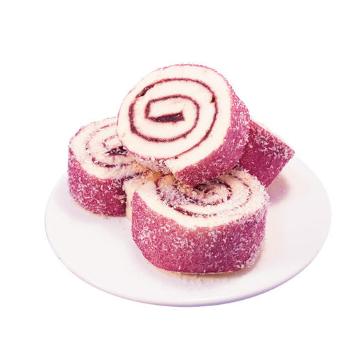 【全麦椰香蓝莓卷】一口解锁果香与椰香的双重惊喜，酸甜内陷柔软清香，绵润松软口感，蛋糕早餐代餐面包瑞士卷饱腹零食品整箱QQ 商品图4