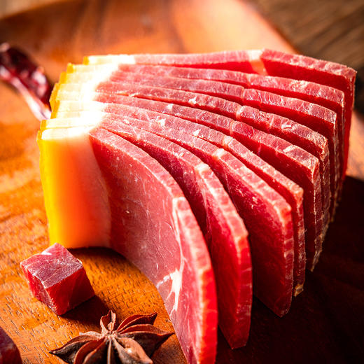 云南特产曲靖宣威 宣字火腿清香火腿块500g 商品图1