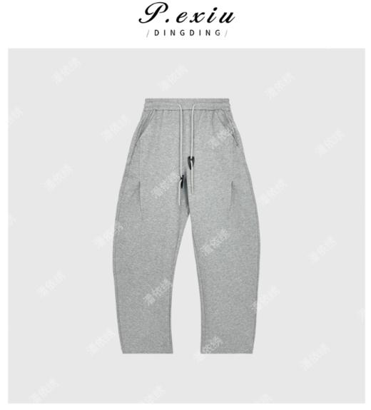 03-4潘依绣丁丁宠粉夏季薄款抽绳松紧腰百搭显瘦束脚阔腿休闲裤W8730 商品图0