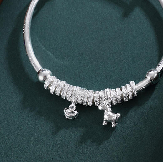 子佩集【马到财成】银S9999手镯【TC0522668】腰缠万贯小马2601 商品图3