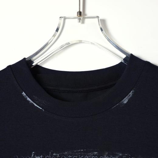 SDSA男装2026新款高贵轻奢美式复古刷漆印花字母圆领短袖T恤百搭 商品图3