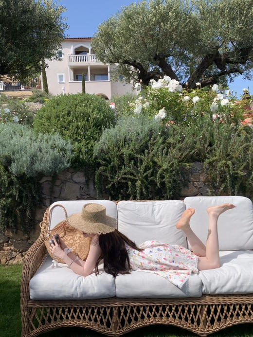 金蘑菇菇 Zim鸢尾与Love小苍兰 / 100亚麻夏日清丽少女感碎花连衣裙&上衣 商品图9