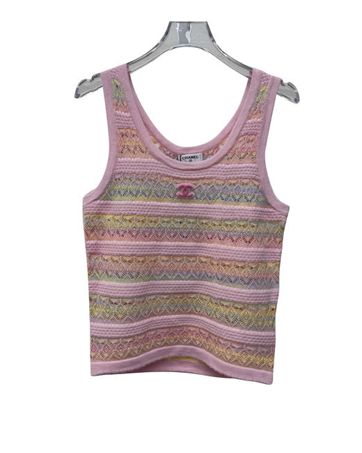 女款条纹针织背心fe025 商品图0