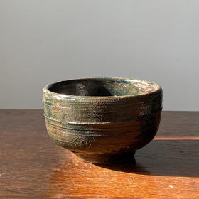 【苏州】日本中古粗陶手作器皿 带签章 X1532