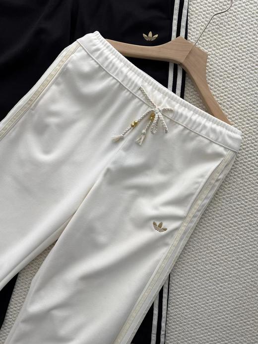 F032308春季新款男女同款宽松系带运动长裤休闲刺绣裤子卫裤 商品图4