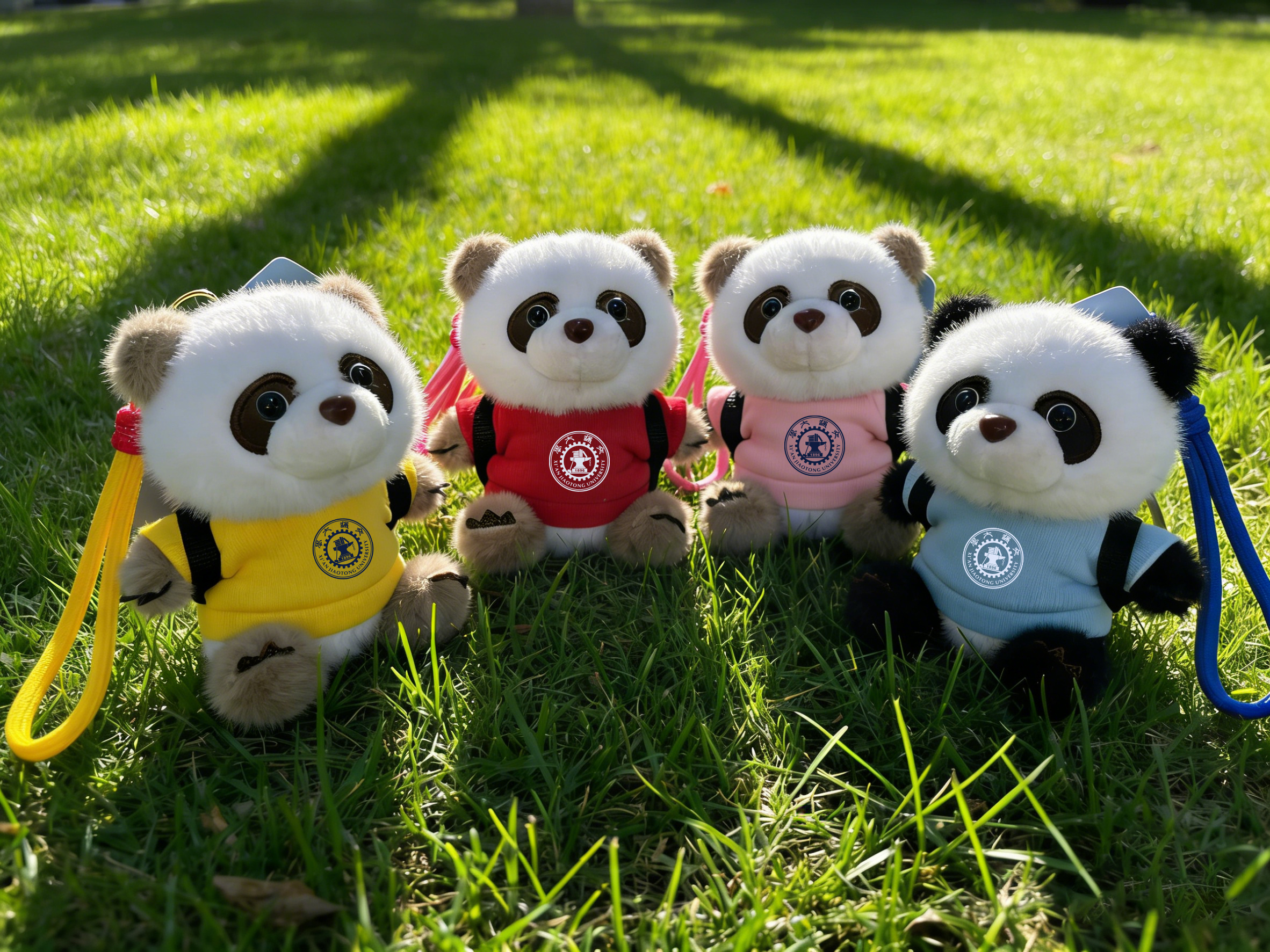 毛绒挂件-背包熊猫